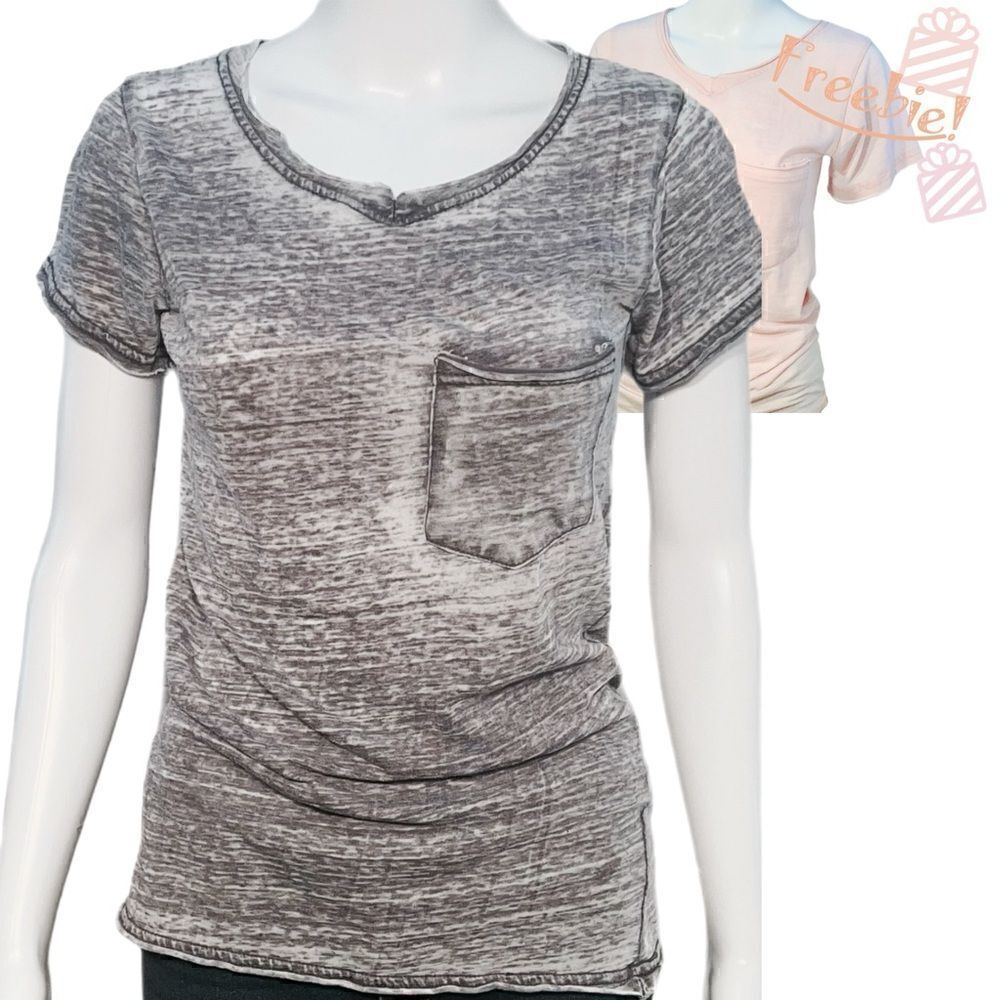 Exist Grey Spacedye Tee + Pink Bonus - Picture 2 of 9